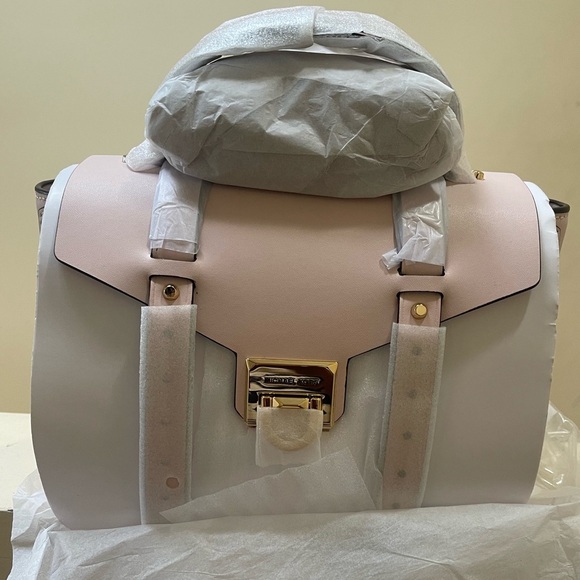 Michael Kors Manhattan Medium Leather Satchel - Picture 11 of 11